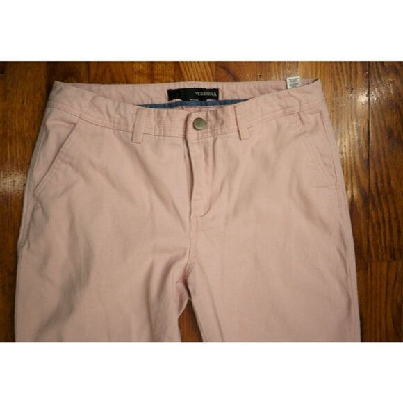 VERSONA - WOMEN'S LIGHT PINK JEANS - SIZE 8 - MODERN - SLIM LEG - Picture 3 of 7